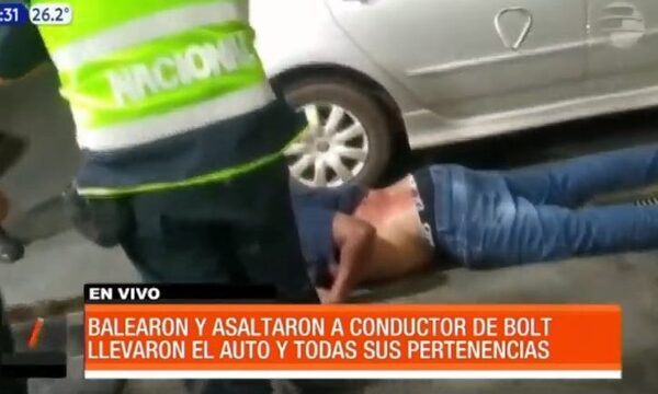 Balearon y asaltaron a conductor de Bolt - Paraguaype.com