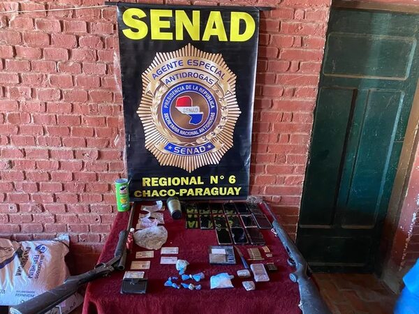 Desmantelan foco de distribución de drogas en Villa Militar de Mariscal Estigarribia - Noticias del Chaco - ABC Color