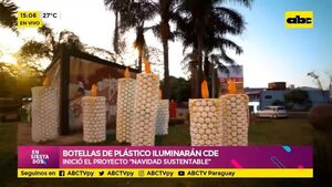 Botellas de plástico iluminarán Ciudad del Este - Ensiestados - ABC Color