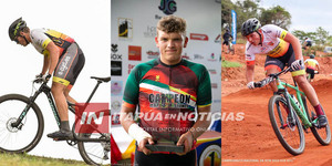 CICLISTA DE 16 AÑOS GANÓ CAMPEONATO REGIONAL DE ITAPÚA DE PUNTA A PUNTA