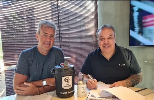 Robert Pereira renovó con Tacuary  - Tacuary - ABC Color