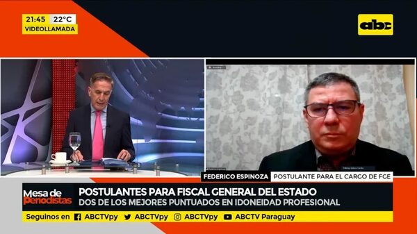 Postulantes para fiscal general del estado - Mesa de Periodistas - ABC Color