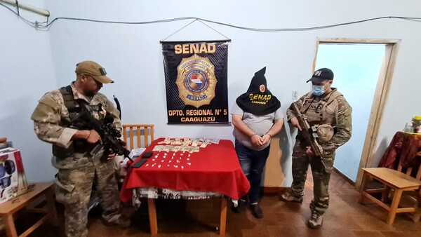 Diario HOY | Cae microtraficante de drogas en Caaguazú