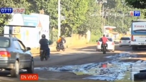 Calamitosa avenida San José apeligra a conductores en Limpio - Paraguaype.com