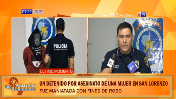 Cae supuesto cómplice en asesinato de sexagenaria en San Lorenzo