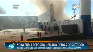 CDE: Fuego incontrolable en estación de servicio - SNT