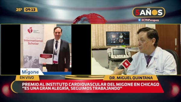 Premio a Instituto Cardiovascular del Migone en Chicago - C9N
