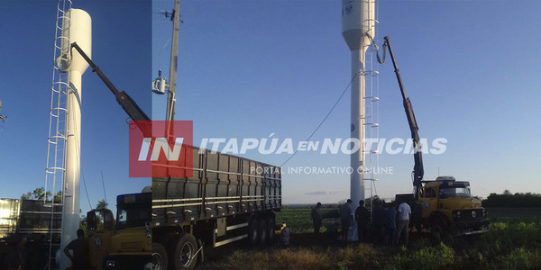 SAN PEDRO DEL PNÁ: INSTALAN TANQUE DE AGUA EN COMPAÑÍA YSYPOJU