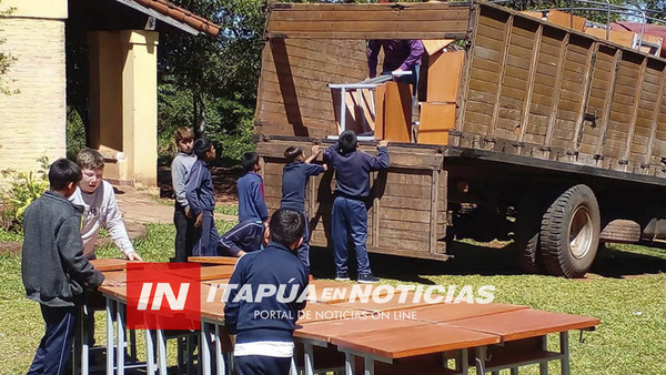 EN EL 2022 ENTREGA DE MOBILIARIOS YA BENEFICIÓ A 60 INSTITUCIONES EDUCATIVAS