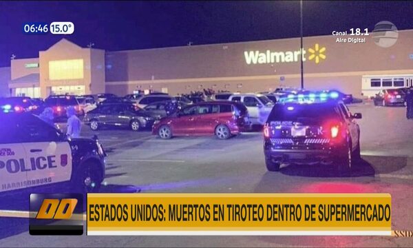 Estados Unidos: Varios muertos tras tiroteo en supermercado - Paraguaype.com