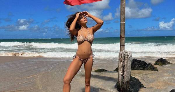 La Nación / Stephi Stegman lució sus curvas en Puerto Rico