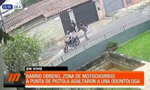 Asaltaron a odontóloga en Barrio Obrero - Paraguaype.com