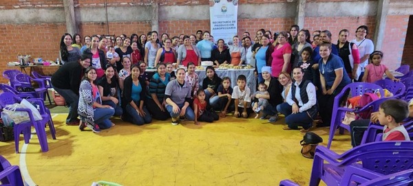 CON TOTAL ÉXITO, SE REALIZÓ EN OBLIGADO UN CURSO DE PANADERÍA Y CONFITERÍA BÁSICA, A CARGO DE LA GOBERNACIÓN DE ITAPÚA