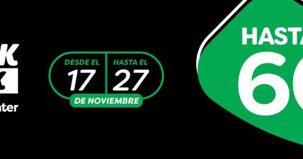 La Nación / Black Week Farmacenter, con rebajas de hasta 60%