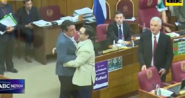 Santa Cruz encara a Bacchetta en plena sesión del Senado