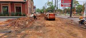 Para el sábado podría terminar recapado de calle Dr. Francia » San Lorenzo PY