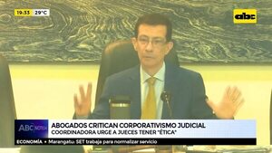 Abogados critican corporativismo judicial - ABC Noticias - ABC Color