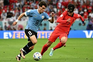 Uruguay-Corea del Sur, el primer partido de la historia de los Mundiales sin tiros al arco
