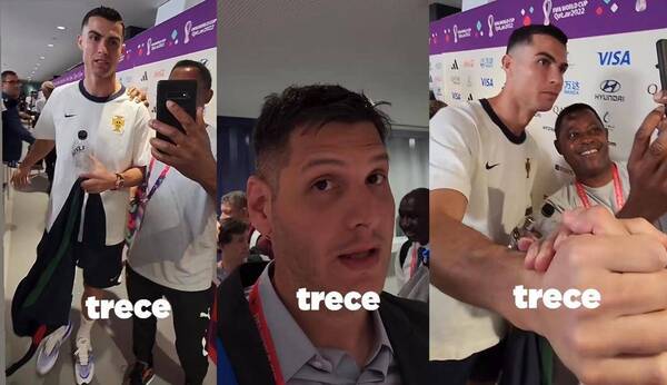 Crónica / [VIDEO] ¡Cristiano Ronaldo saludó a Paraguay cuando salía del estadio!