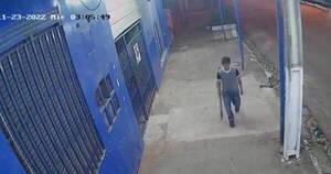 La Nación / San Lorenzo: robó bodega y fue detenido gracias a imágenes de circuito cerrado