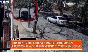 Otro docente víctima de robacoches - Paraguaype.com