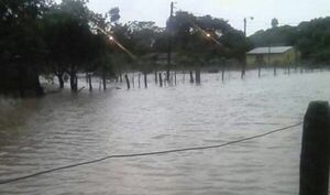Temporal causa destrozos y deja comunidades aisladas en Ñeembucú