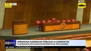 Arrancan las audiencias públicas a candidatos  - ABC Noticias - ABC Color