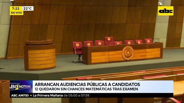 Arrancan las audiencias públicas a candidatos - ABC Noticias - ABC Color