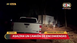 Asaltan un camión de encomiendas - C9N