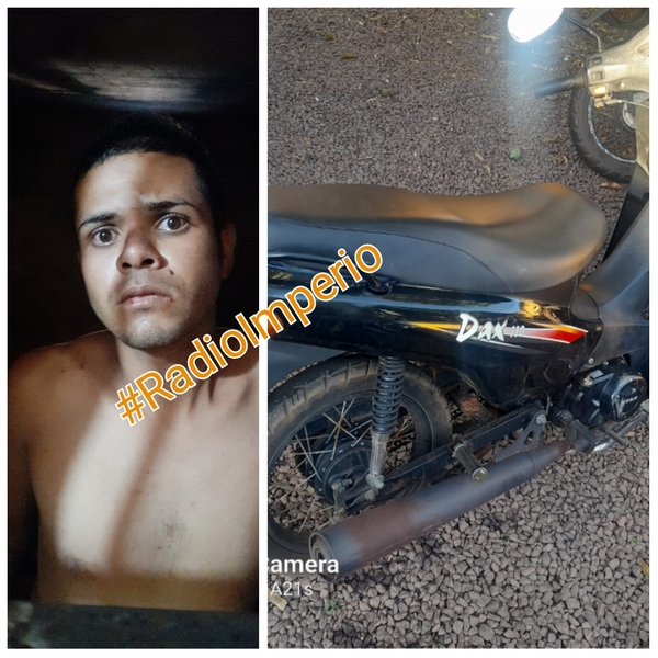 Policía detiene a brasileño intentado robar una motocicleta en la vía pública - Radio Imperio