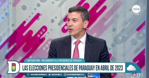 La Nación / Peña es presentado en televisión uruguaya como el precandidato que lidera las encuestas en Paraguay