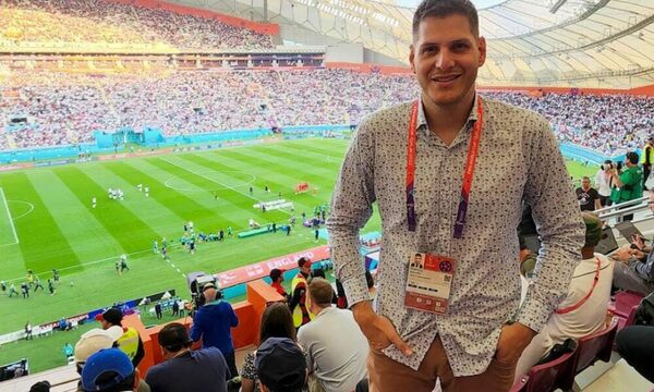 (VIDEO)¡Periodista paraguayo se encontró Cristiano Ronaldo en Qatar!