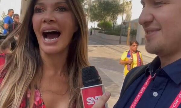 (VIDEO)Cronista paraguayo entrevistó a una diva argentina en Qatar
