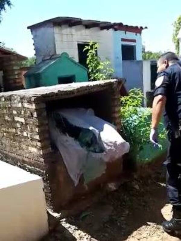 Encuentran un payé de la gran... en el cementerio de Ypané