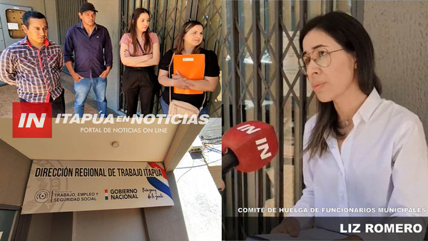 FUNCIONARIOS MUNICIPALES DESPEDIDOS DE CAMBYRETÁ FUERON AL MINISTERIO DE TRABAJO