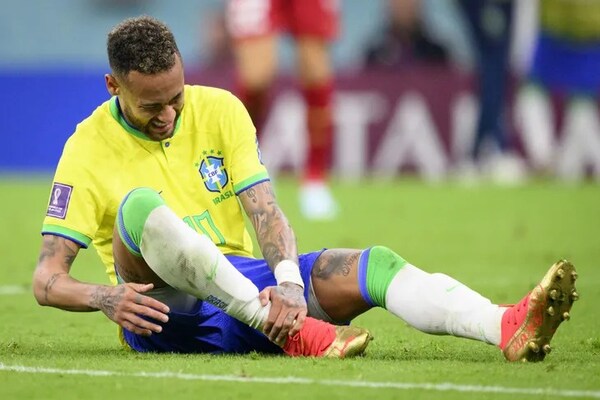 Neymar, el más castigado del Mundial