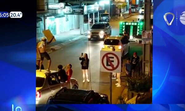 Perreo, alcohol y descontrol en Fernando de la Mora | Telefuturo