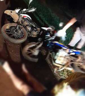 Choque frontal de motociclistas deja una fallecida en Pirapó 13