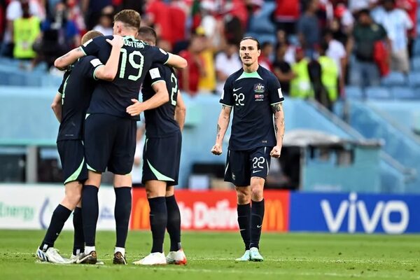 Mundial Qatar 2022: Australia derrotó a Túnez y continúa vivo en el Grupo D - Mundial Qatar 2022 - ABC Color