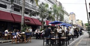 Cierran calles en Asunción e invitan a aprovechar el fin de semana para comer al aire libre - Nacionales - ABC Color