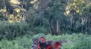 San Pedro: Un agricultor murió aplastado por su propio tractor