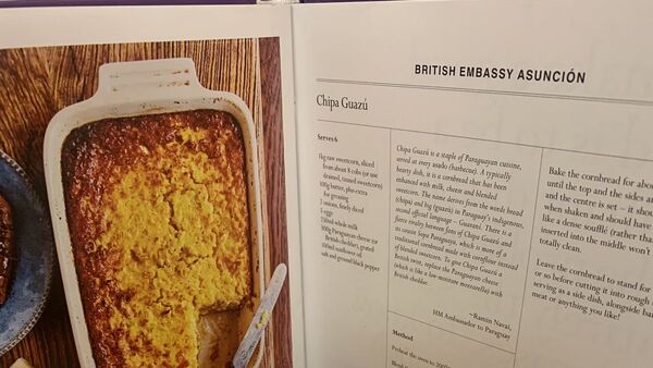 La chipa guasu recorre el mundo en libro de recetas británico