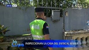 Continúan las inspecciones en la casa de Javier Ibarra - Noticias Paraguay