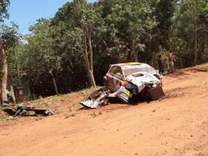Impactante: así quedó el auto de Saba después del fuera de pista - ABC Motor 360 - ABC Color