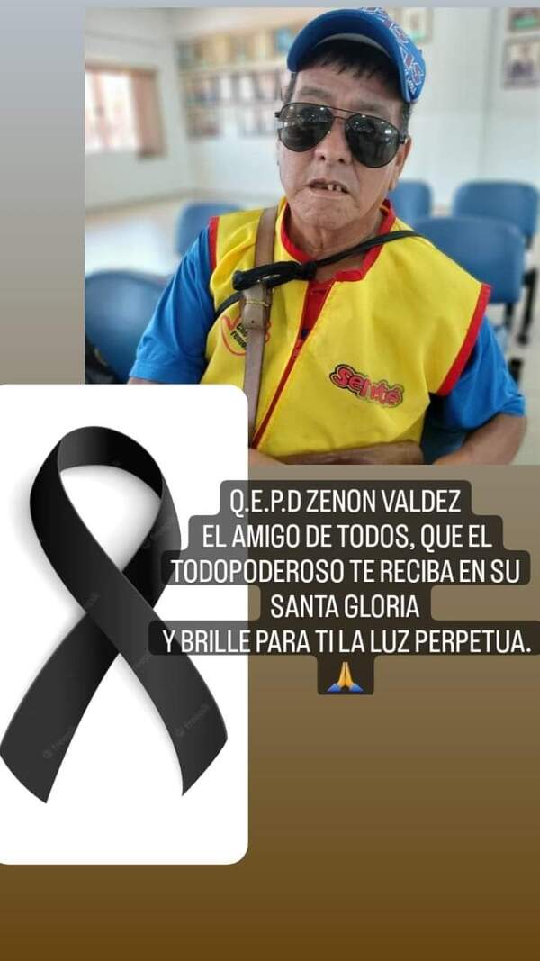 Falleció Zenón Valdez