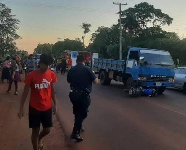 Menor de edad fallece en choque frontal en Alto Paraná