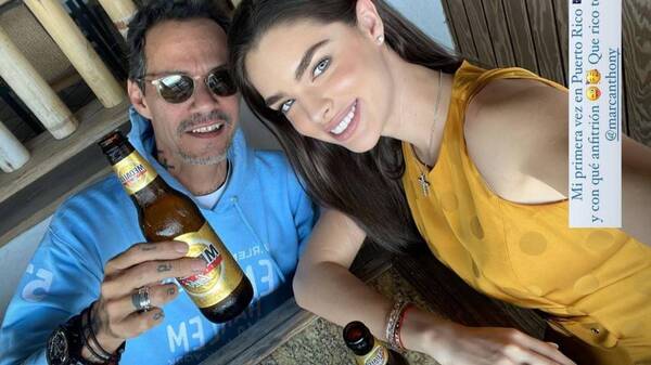 La primera vez de Nadia Ferreira con Marc Anthony