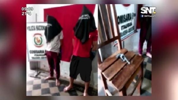 Detienen a dos hombres tras evadir control policial en Itauguá