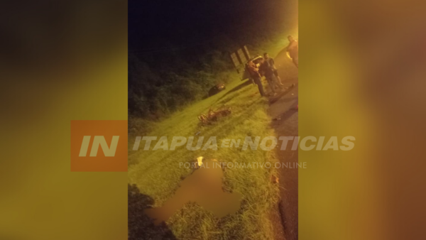 MOTOCICLISTA FALLECIÓ TRAS SER EMBESTIDO EN TRINIDAD