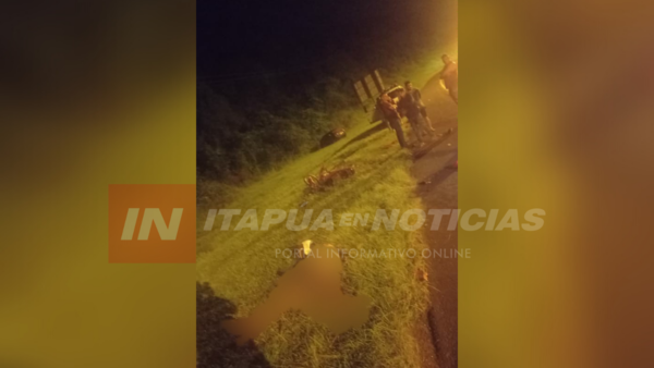 MOTOCICLISTA FALLECIÓ TRAS SER EMBESTIDO EN TRINIDAD 